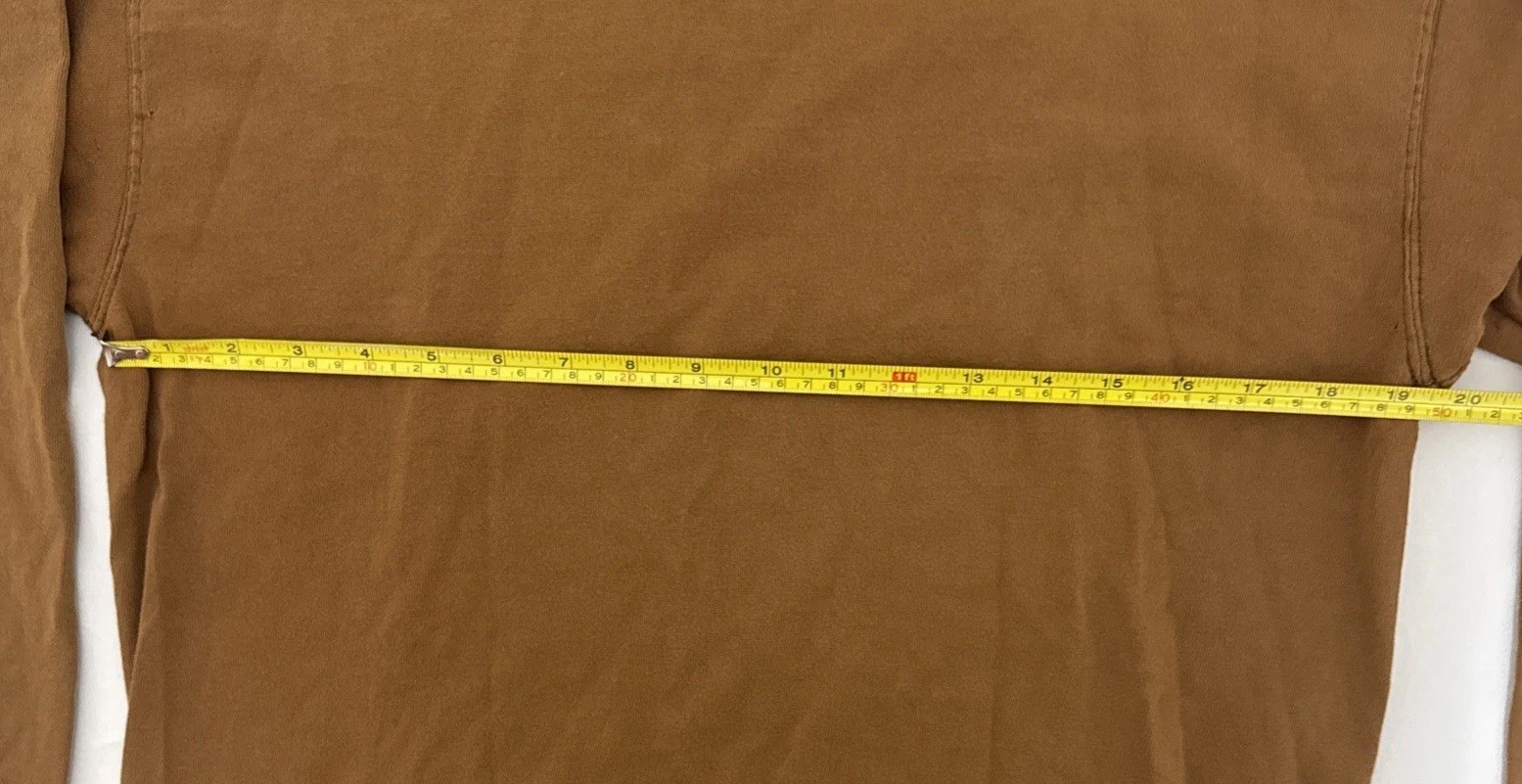 Vintage PLUMA Men’s Medium Heavyweight Brown Long Sleeve T-shirt Made In USA