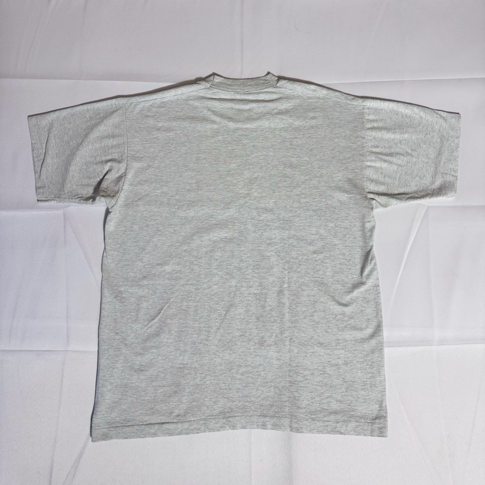 Best Tag VTG Graphic TEE, 50/50, USA, Smiley, Gray, Male/Female, Large