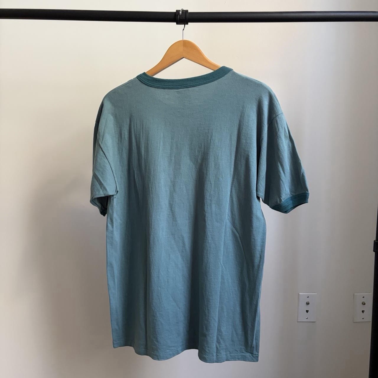 Vintage 90s San Francisco Retro Casual Mens L Trippy Ringer California Tee