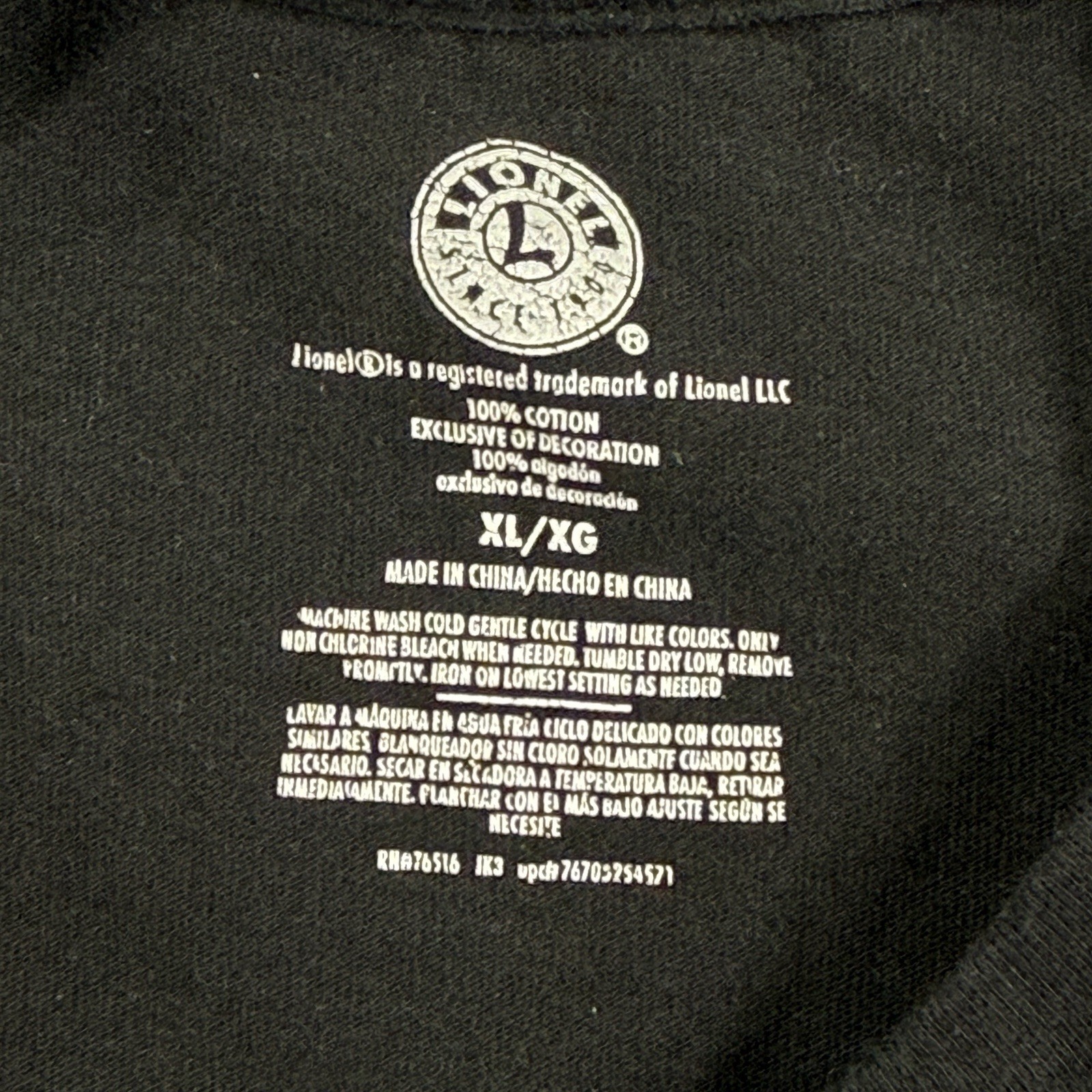 Lionel Trains T Shirt Mens XL Official Merchandise Since 1900 Graphic Tee