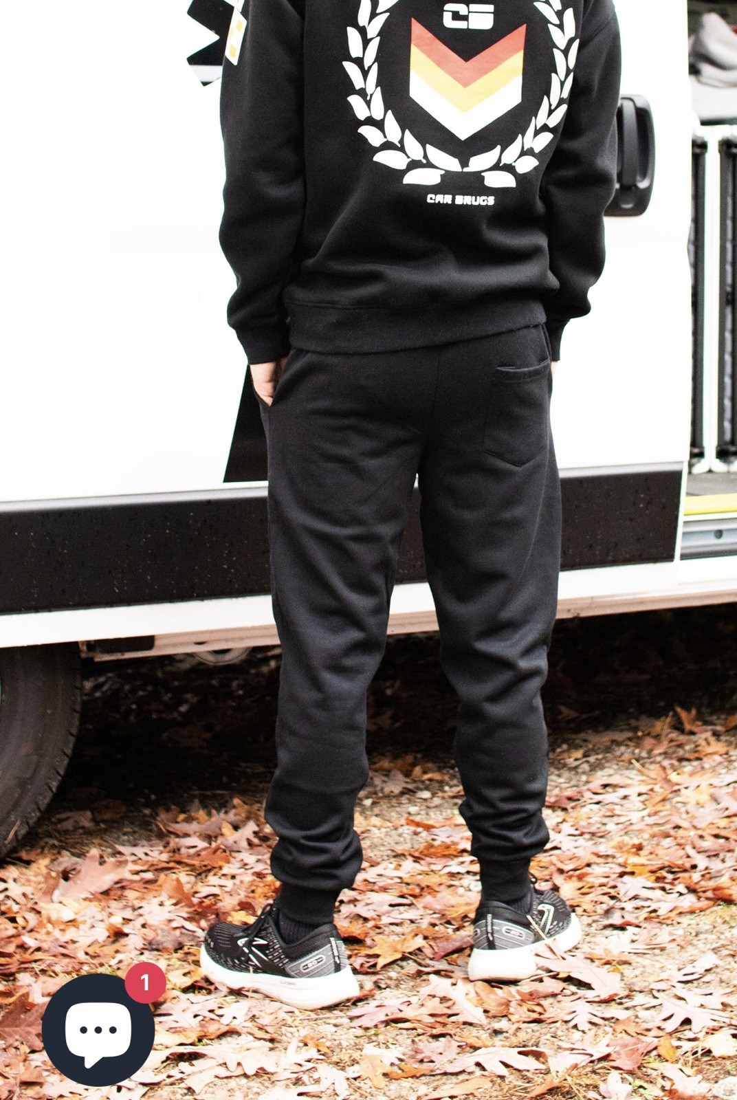 CARDRUGS 400MSG screen printed sweatpants L