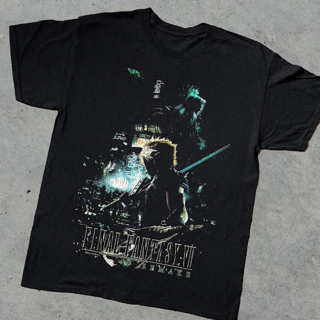Final Fantasy VII Vintage Gaming PS1 T-Shirt S-5XL