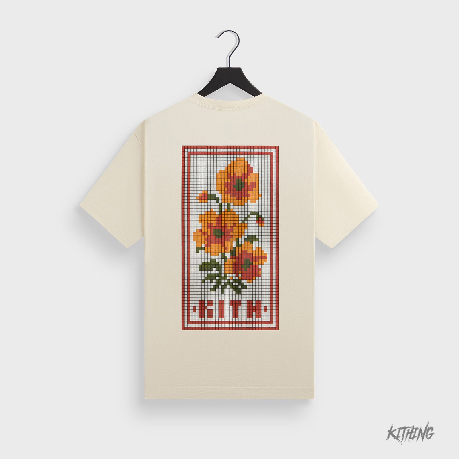 25S KITH BLOSSOM MOSAIC LOGO COTTON TEE MEN