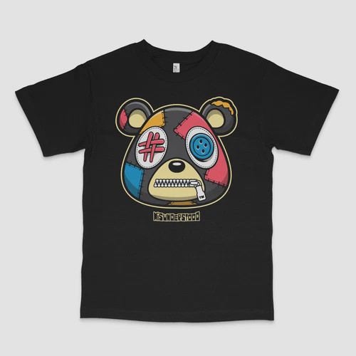 Misunderstood Bear Union 4 Nior Black Tee HOT