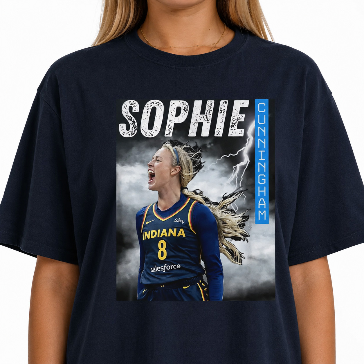 Sophie Cunningham Basketball Graphic T-Shirt Retro Fan Gift Tee