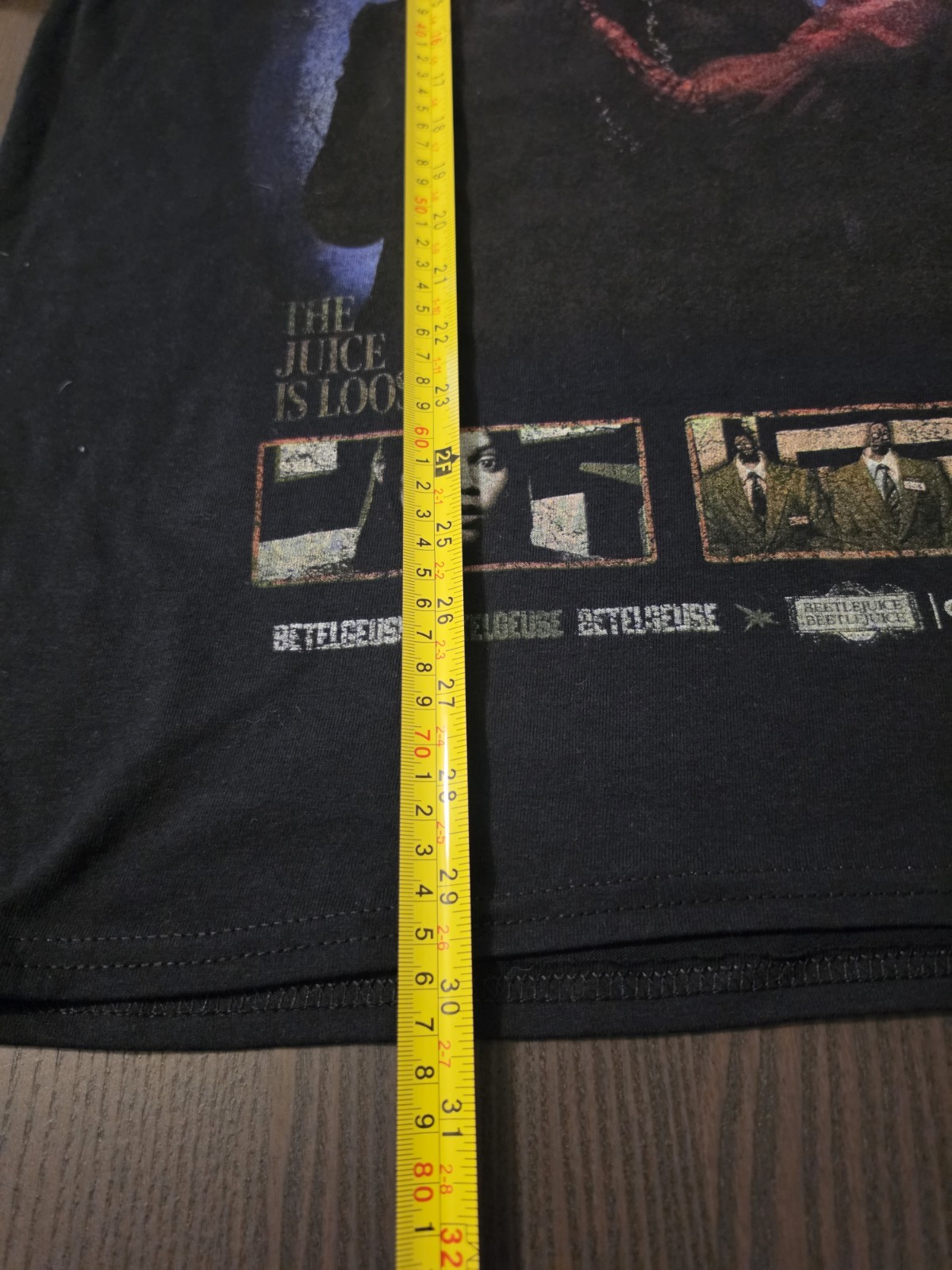 CVLA Beetlejuice Graphic Design Tee Black Size XL