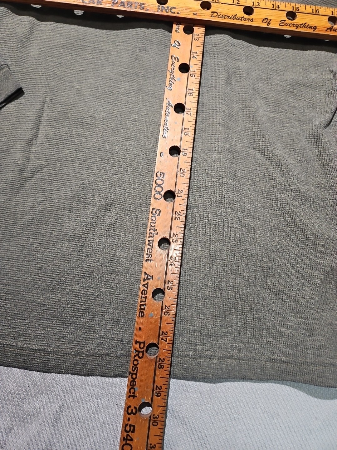 Field Master Shirt Mens Medium Gray Henley Outdoor Casual Daily Preppy Tee