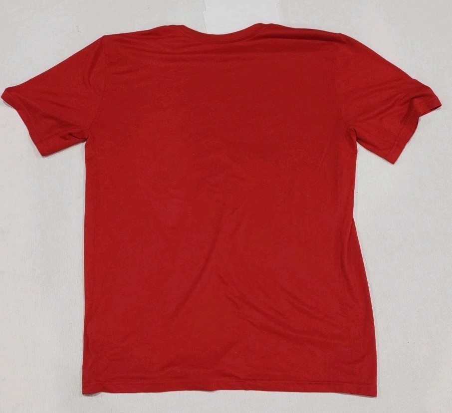 Nike Dri Fit TShirt Regular Athletic Casual Red Adult Size Large