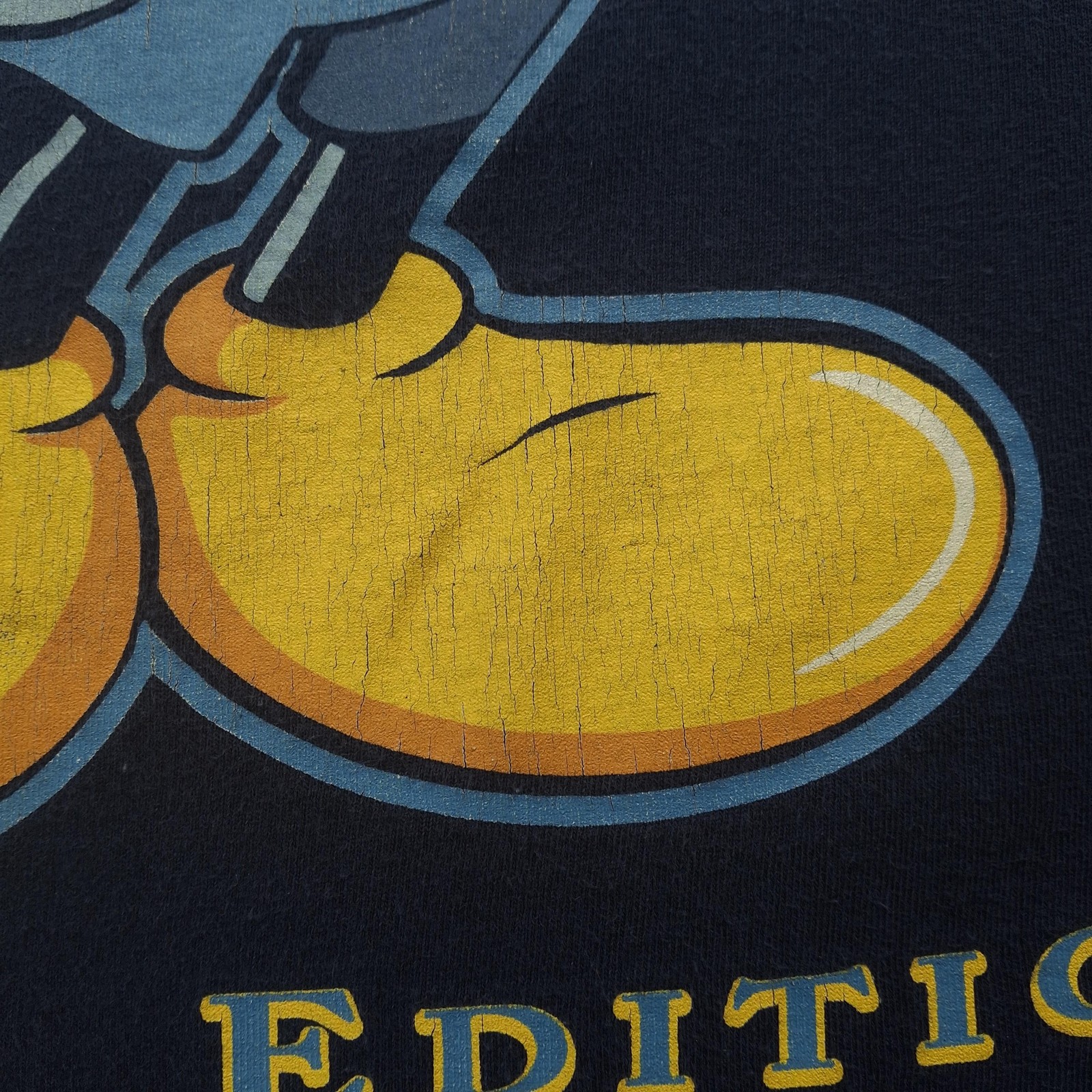 Vtg Mickey Unlimited Limited Edition T Shirt Mens Large Navy USA Disney 90s Tee