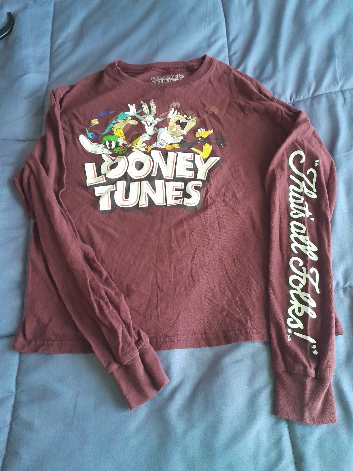 looney tunes shirt xs