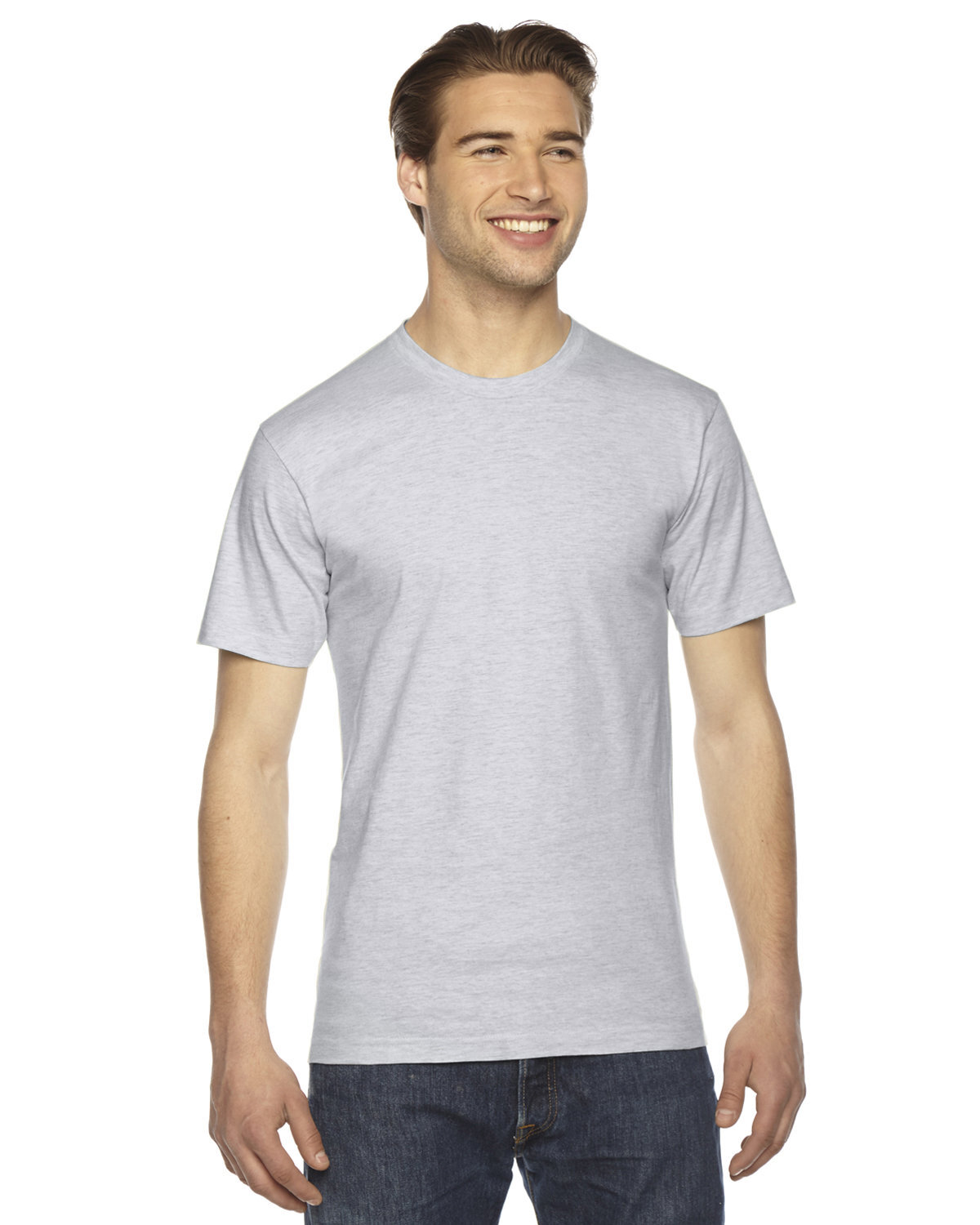 Pack Of 3 American Apparel 2001 Unisex Fine Jersey Short Sleeve Comfort T-Shirt