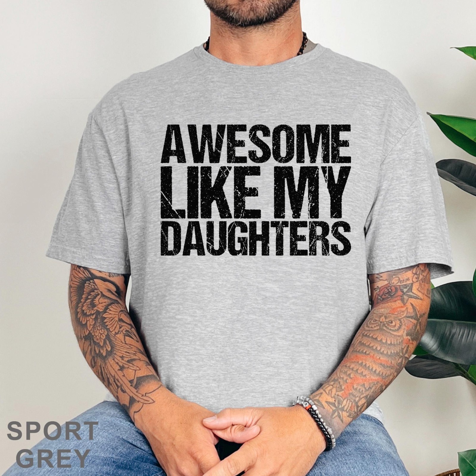 Awesome Like My Daughters Shirt, Daughters Father’s Day Tee T-Shirt