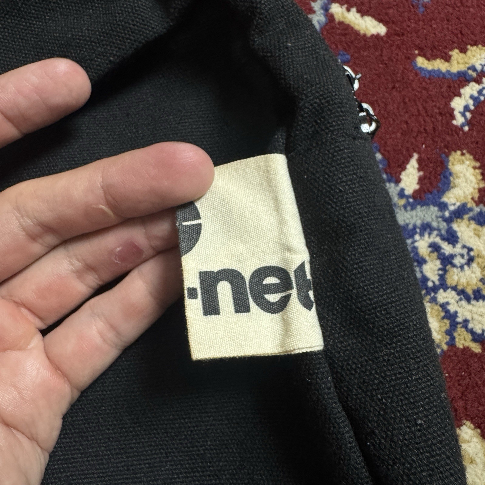 Ne-net Nya Nya Cat Big Face Tote Bag Issey Miyake Japanese brand Y2K Rare!!