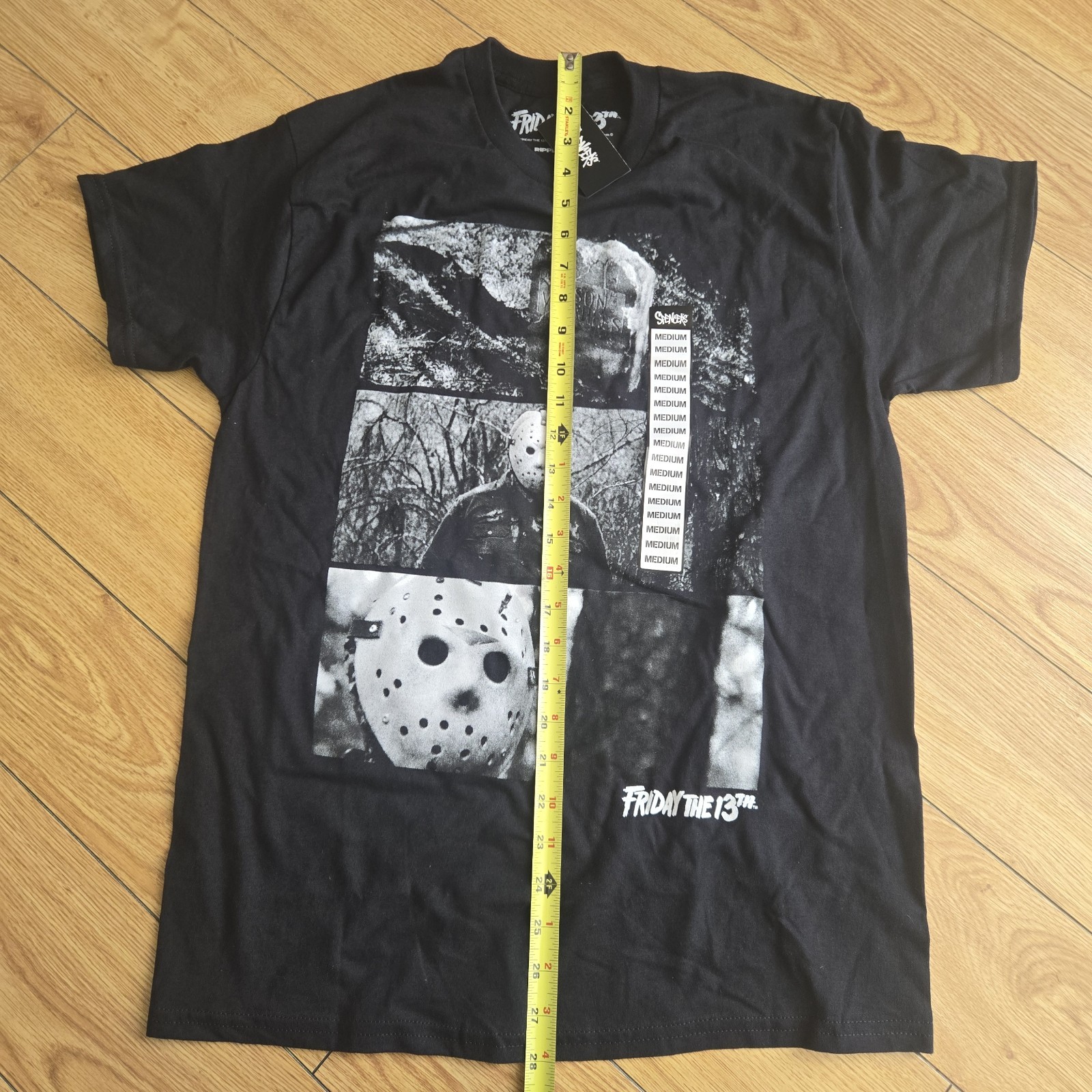 NWT: Friday The 13th Jason Voorhees Horror SPENCERS T-Shirt Black Adult Medium