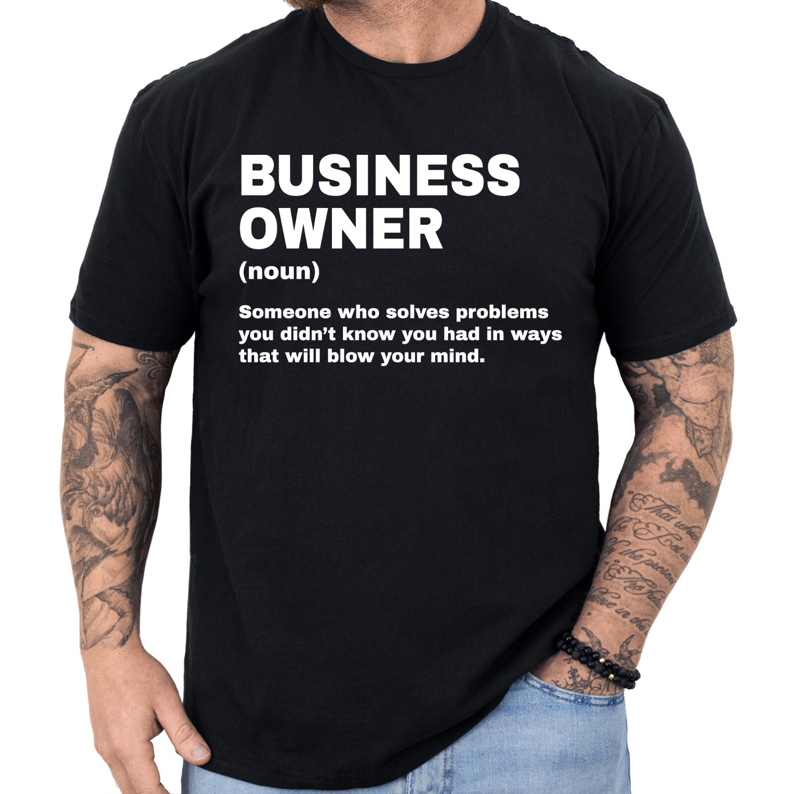Business Owner Definition T-shirt Funny Gifts Profession Shirt Men & Women