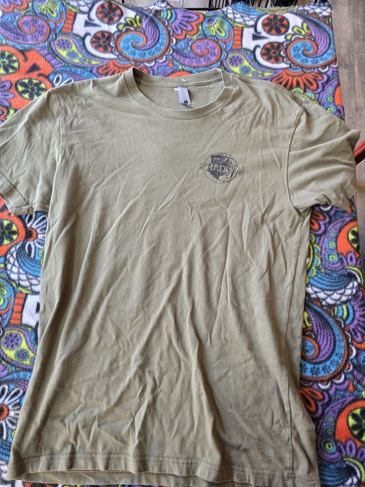 Shadow V Tshirt Next Level Apparel Small