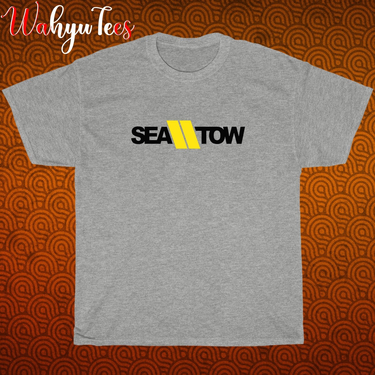 Sea Tow Boat Towing Boats Logo Black/Grey/Navy/White Size S-5XL Unisex T-Shirt