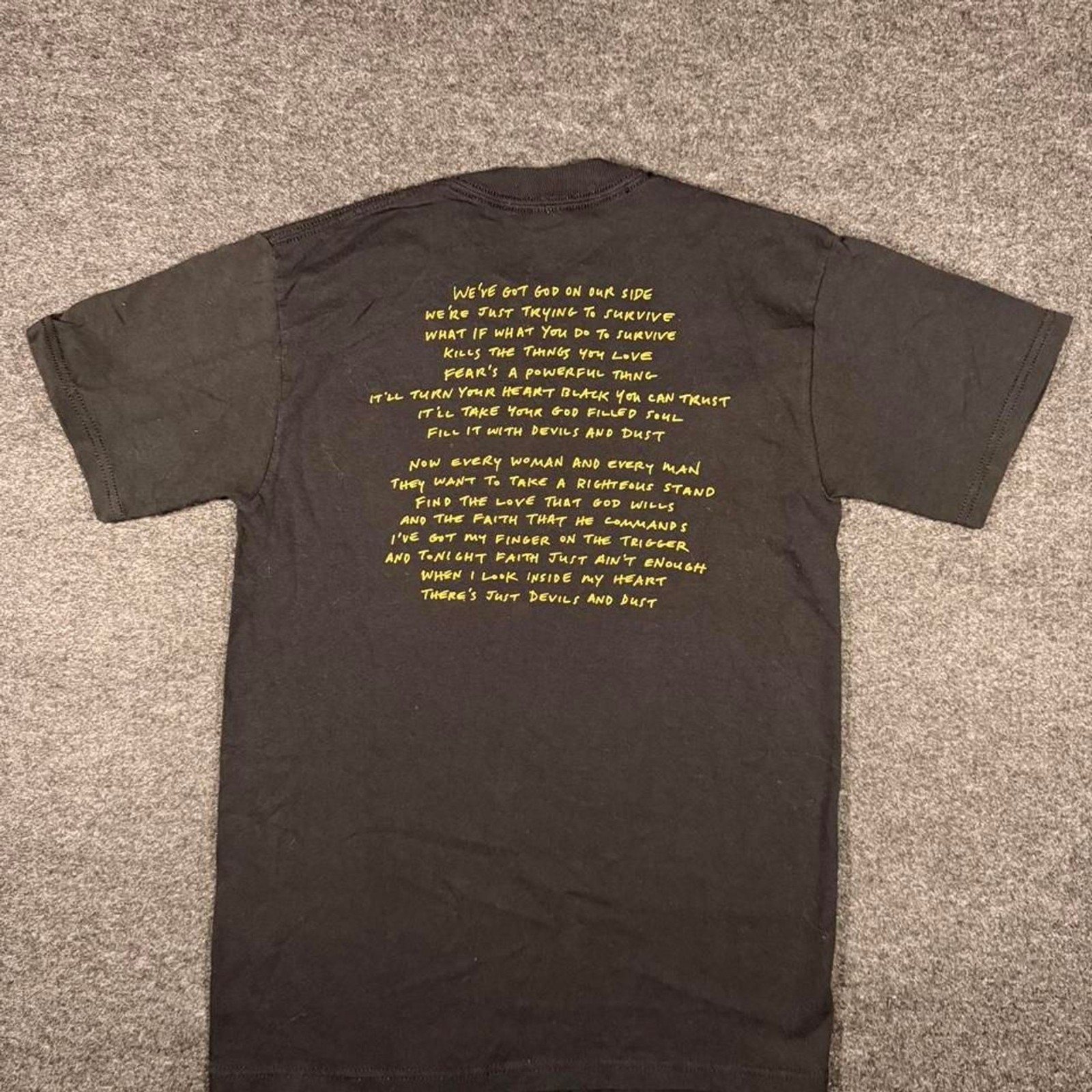 Vintage 2005 Bruce Springsteen Devils & Dust Tour Shirt Size Small