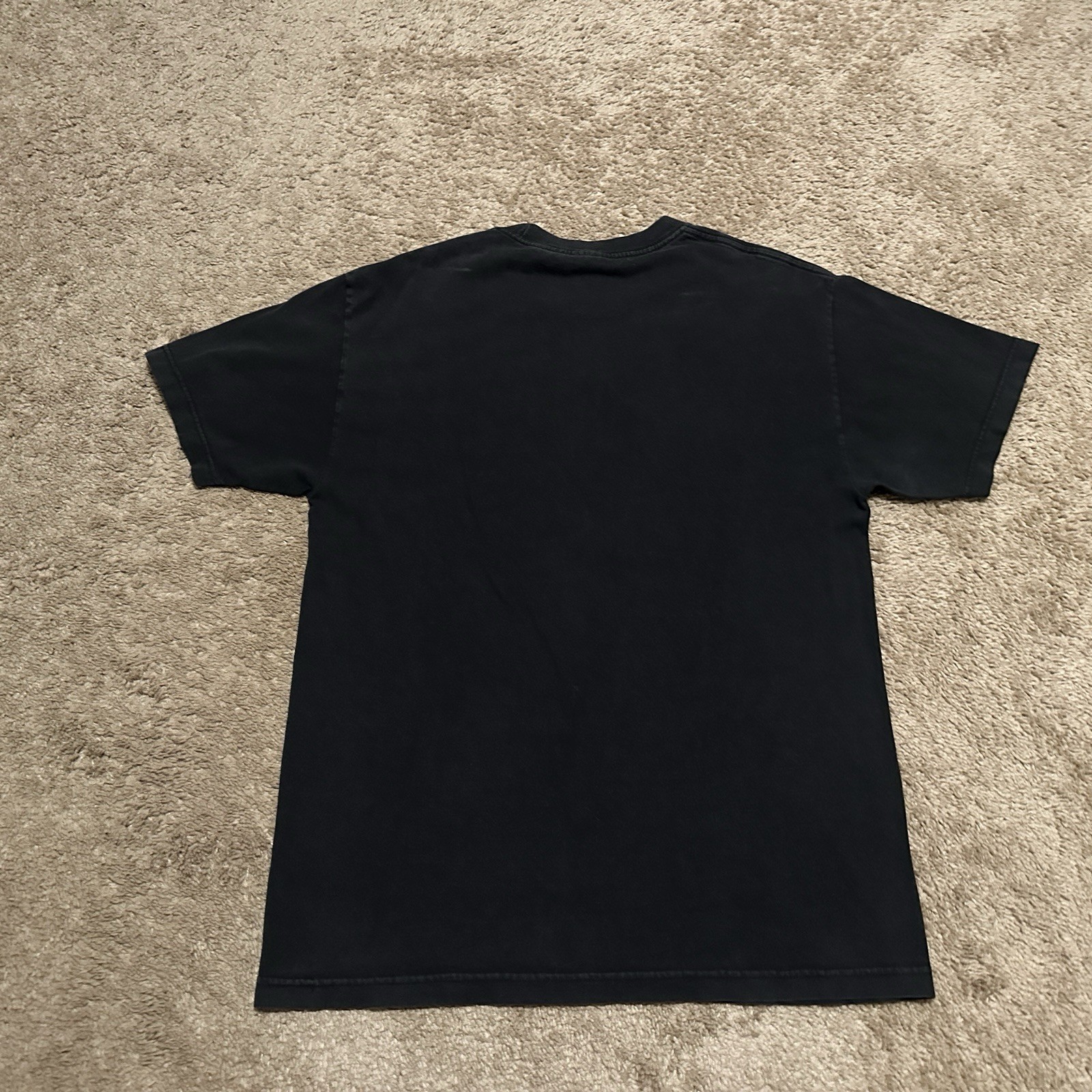 Grenade Skateboard Shirt Mens Large Skull Grunge Skater Short Sleeve Y2K Black