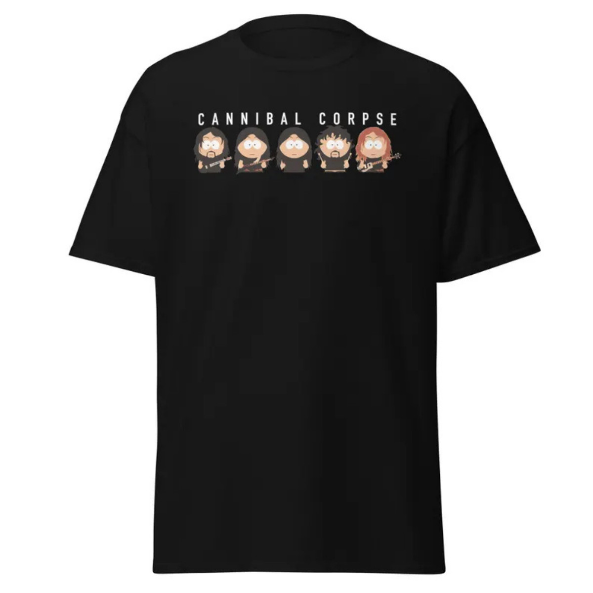 Cannibal Corpse Parody T-Shirt Funny Death Metal Humor Merch Extreme