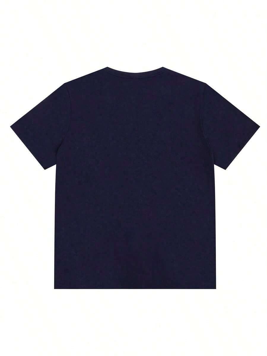 Italian Milan Stripe Men’s Crew Neck Tee Short Sleeve Soft Comfy Plus Size