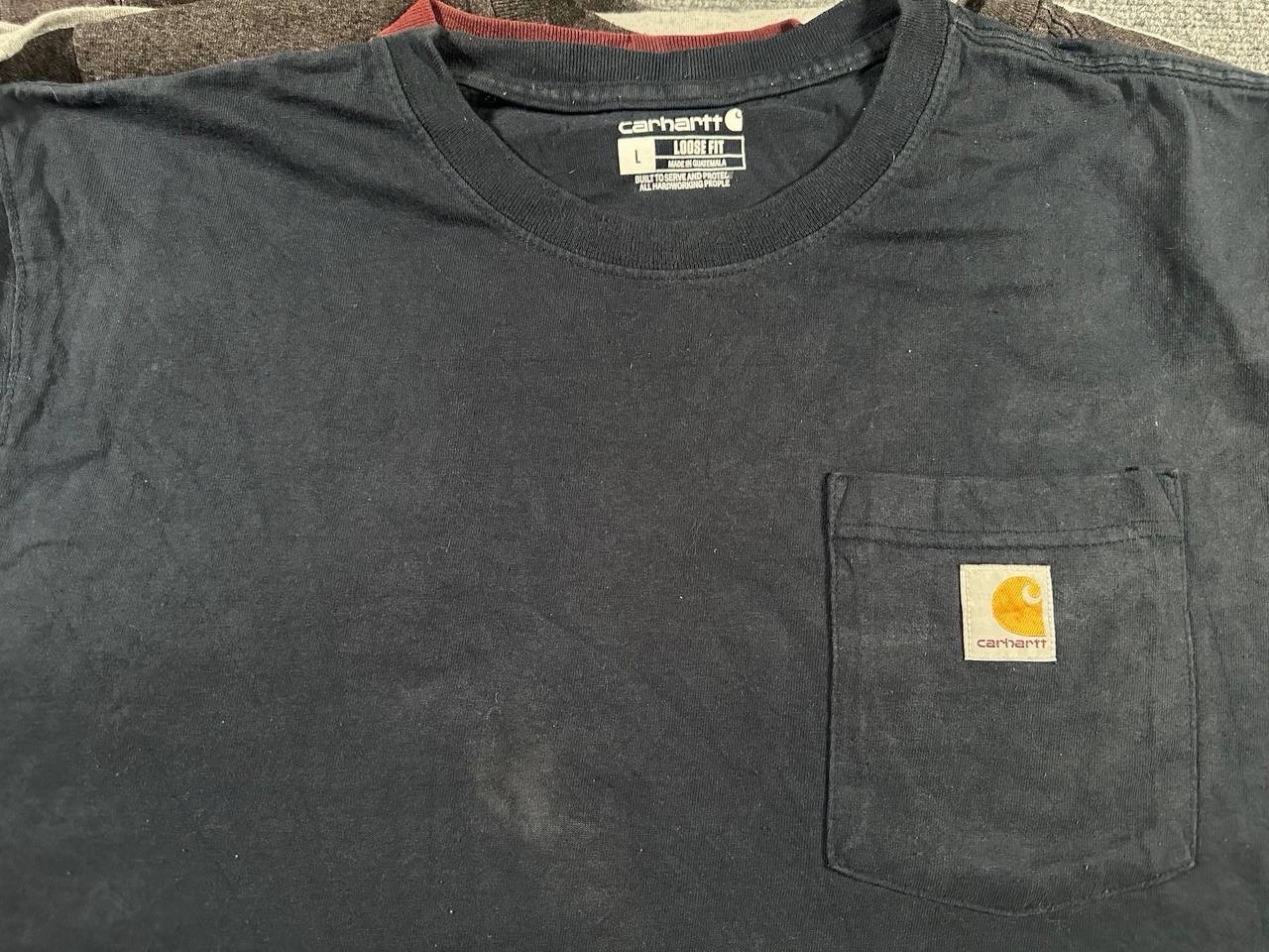 Carhartt Pocket Tee Bundle Lot of 12 Size L Large Workwear T Shirts USA Mix