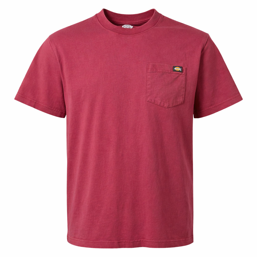 Dickies Red Pocket T Shirt Mens 2XLT Big Tall Short Sleeve Tee