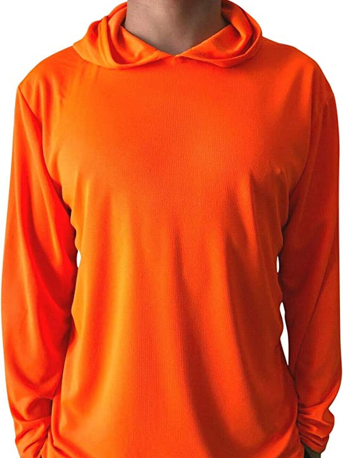 6 Pack Mens Hi Visibility Long Sleeve Hooded T-Shirt Hoodie Safety Wear SM-3X