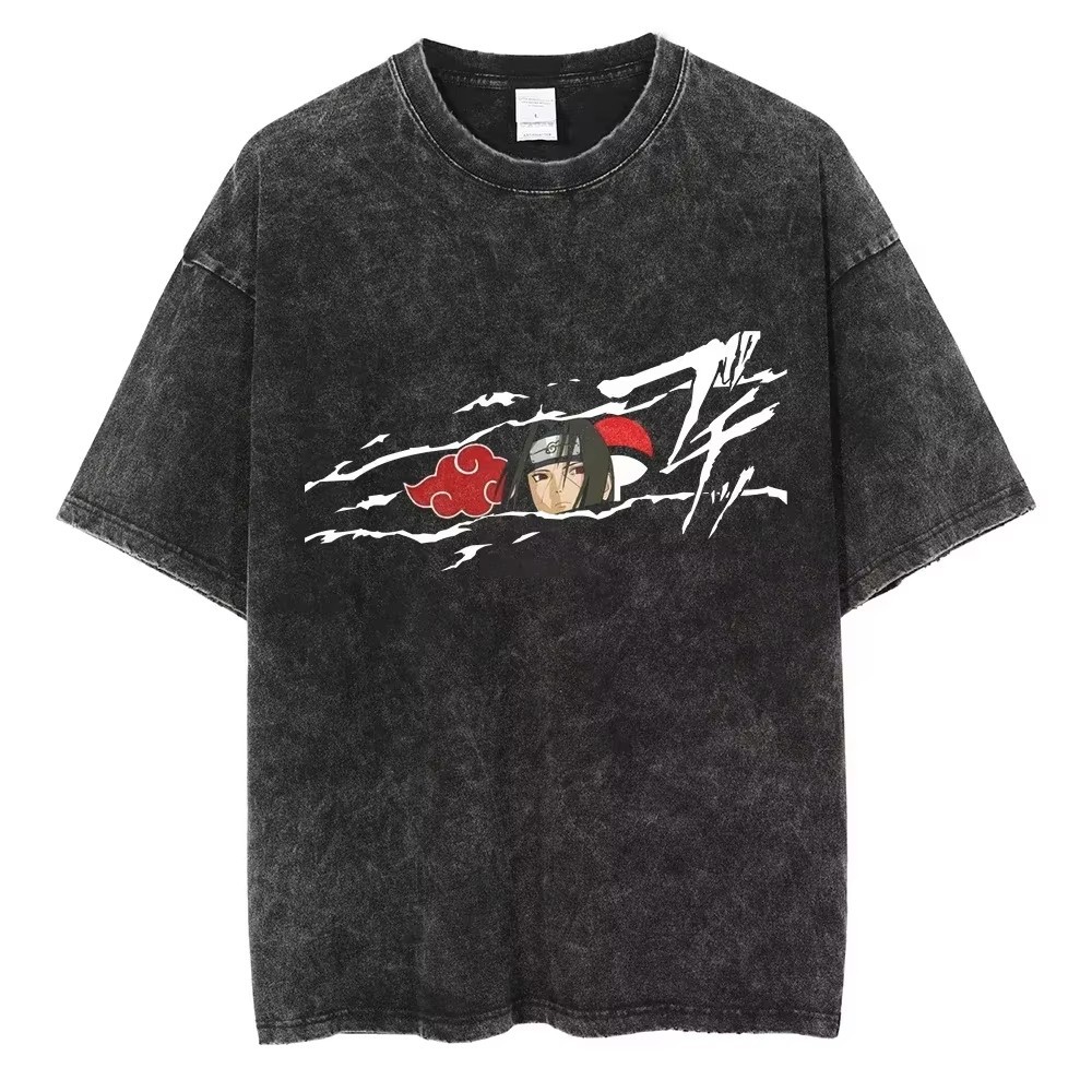 New Hip Hop Vintage T-shirt Men Streetwear Harajuku Japanese Anime 2026 Print Te