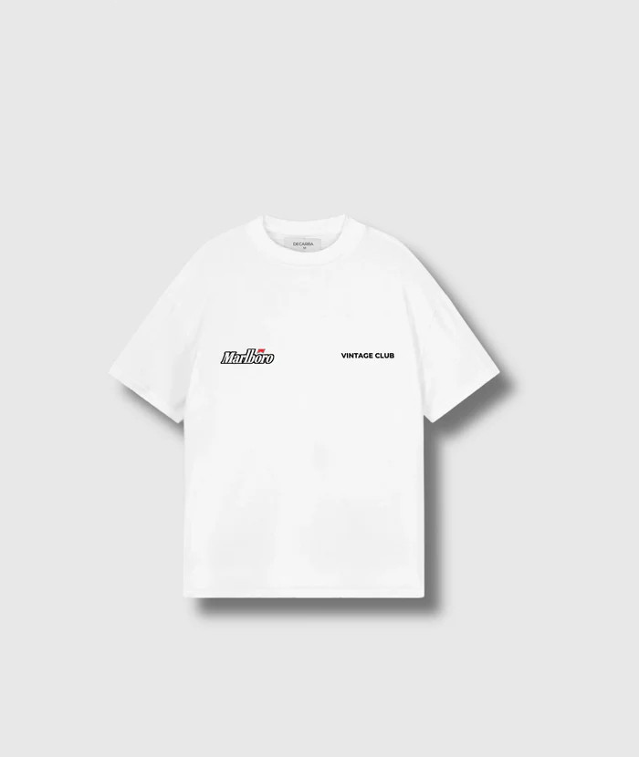 Vintage Marlboro Racing Tee Shirt F1 Motorsports Graphic Team Promo Cigarette