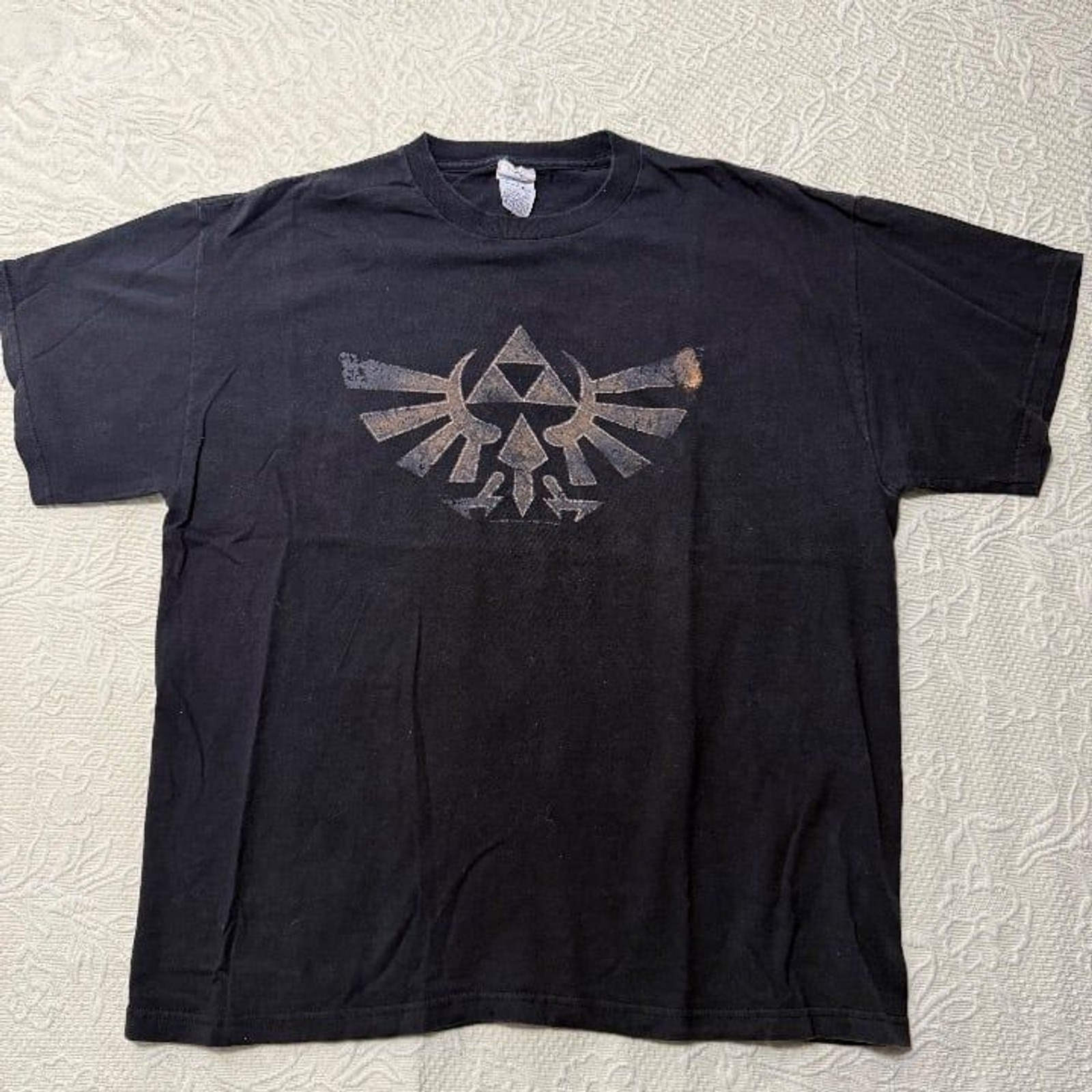 Vintage 2005 Nintendo Legend of Zelda Ocarina of Time T-Shirt Size L
