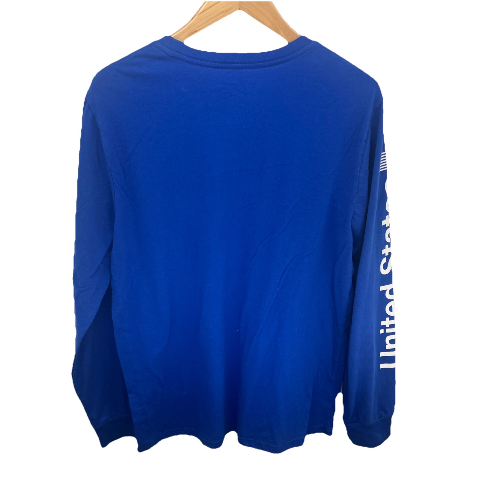 NASA Space Exploration Long SleeveShirt by Well Worn, Adult Large Blue