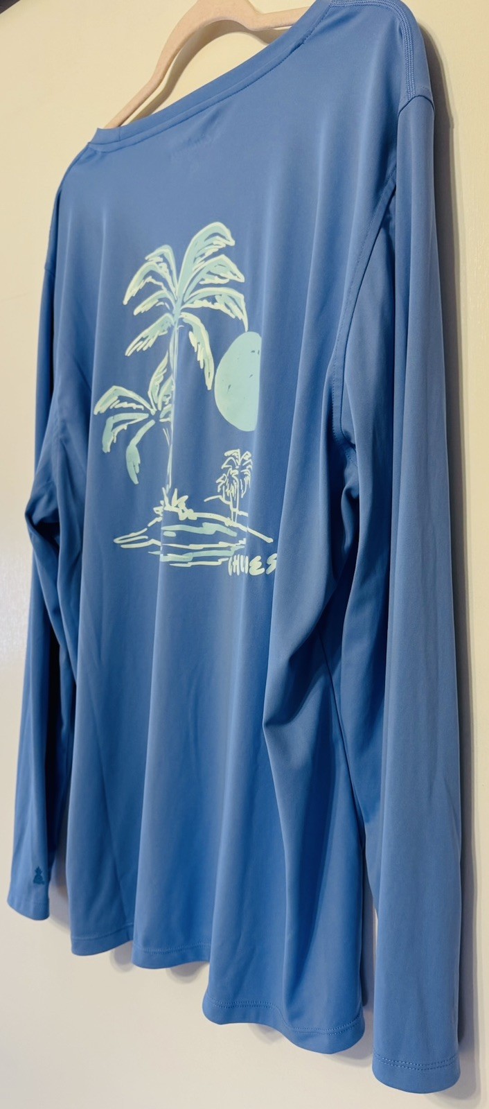 Chubbies “The Weekend Has Arrived” Long Sleeve Performance Shirt – Blue (XXL)