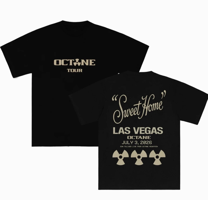 Don Toliver Merch – Octane Sweet Home Las Vegas On July 3, 2026 T-Shirt S-5XL
