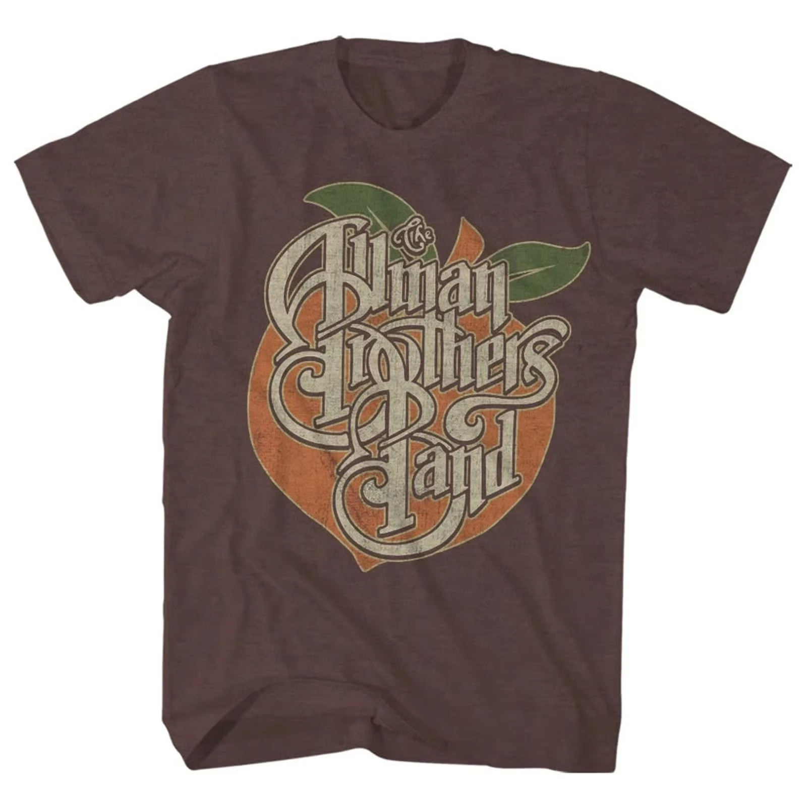 Rare The Allman Brothers band Classic Style Dark Chocolate T shirt Reprint