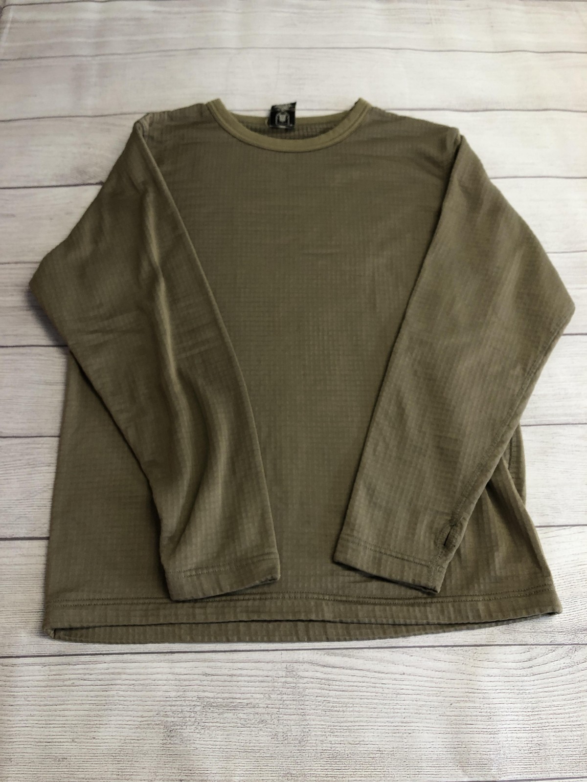 BAF Shirt Mens Large Green Short Sleeve Stretch Lightweight Crewneck Tee Casual