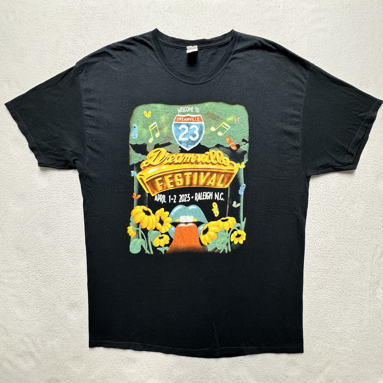 Dreamville Festival 2023 T-Shirt XL J. Cole Drake Usher Raleigh NC Tour Tee
