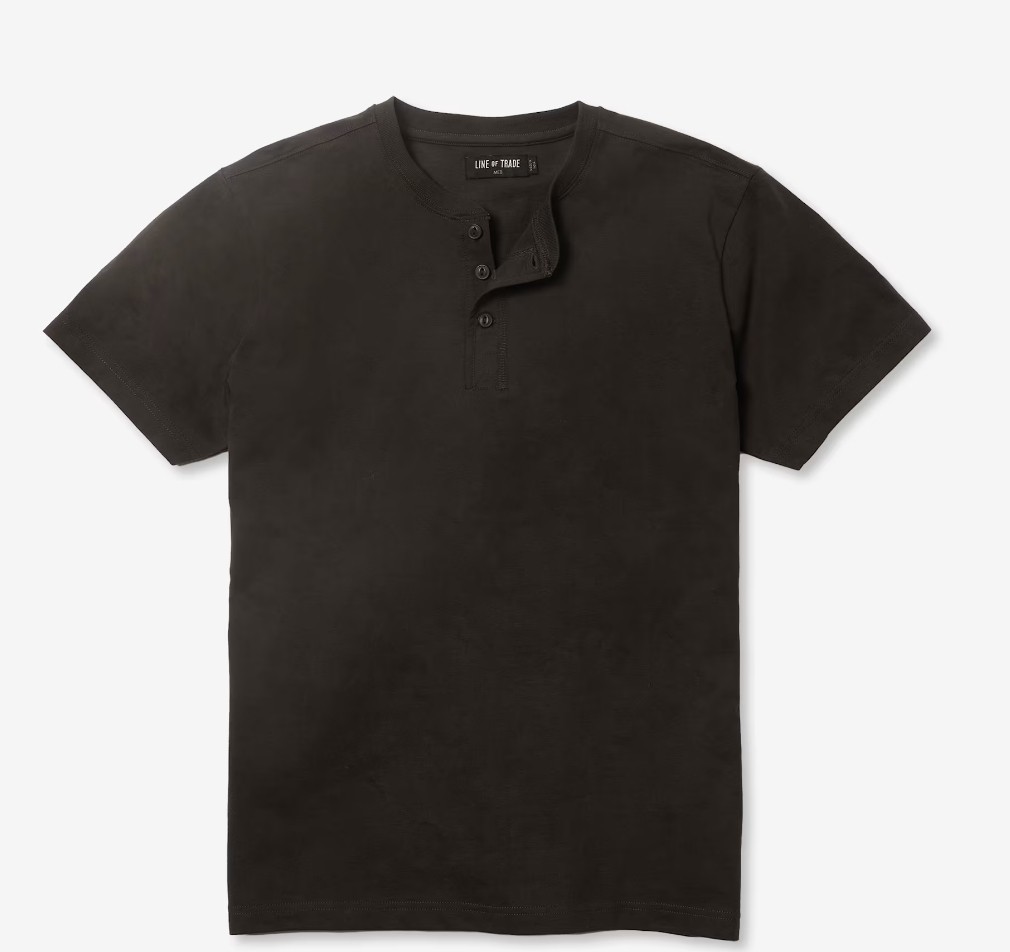 Sturdy Henley Tee-bestselling Sturdy Tee, the Sturdy Henley adds a 3-button.