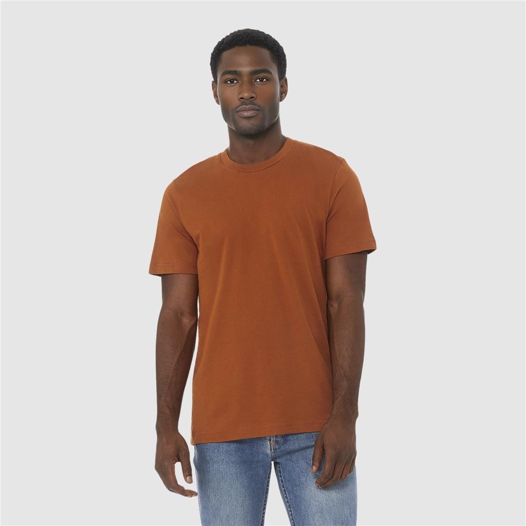5 Pack Bella Canvas Mens T Shirts Short Sleeve Crew Neck Cotton Tees Medium B2