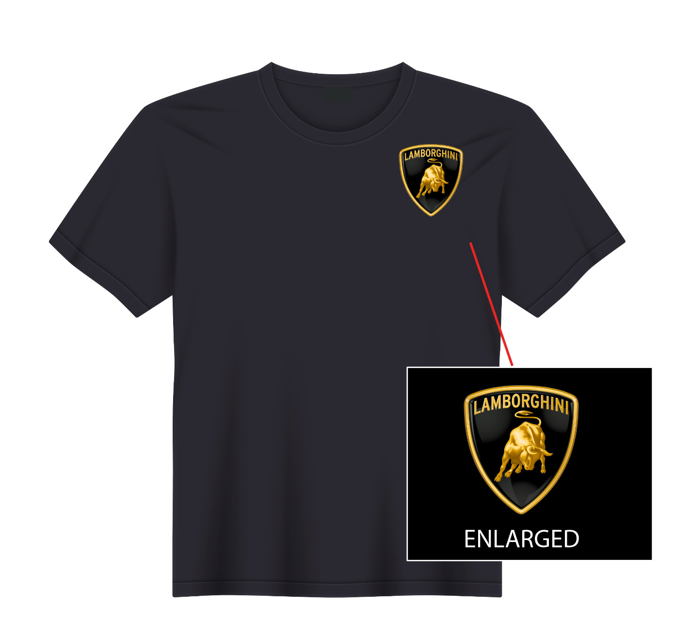 Sport Car Lambo Lamborghini T-Shirt NEW S, M, L, XL