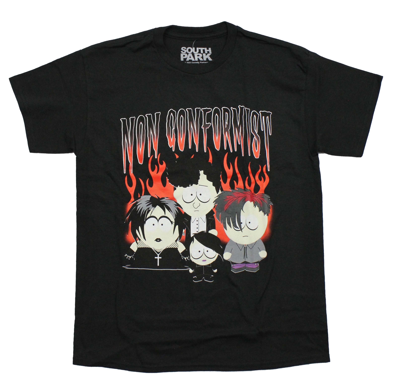 South Park New Adult T-Shirt -Goths Non Conformist Group
