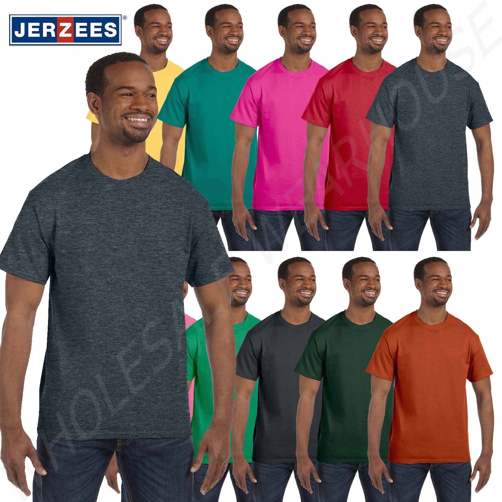 Jerzees DRI-Power Active Men’s 50/50 Blend Short Sleeves 2XL-5XL T-Shirt 29M