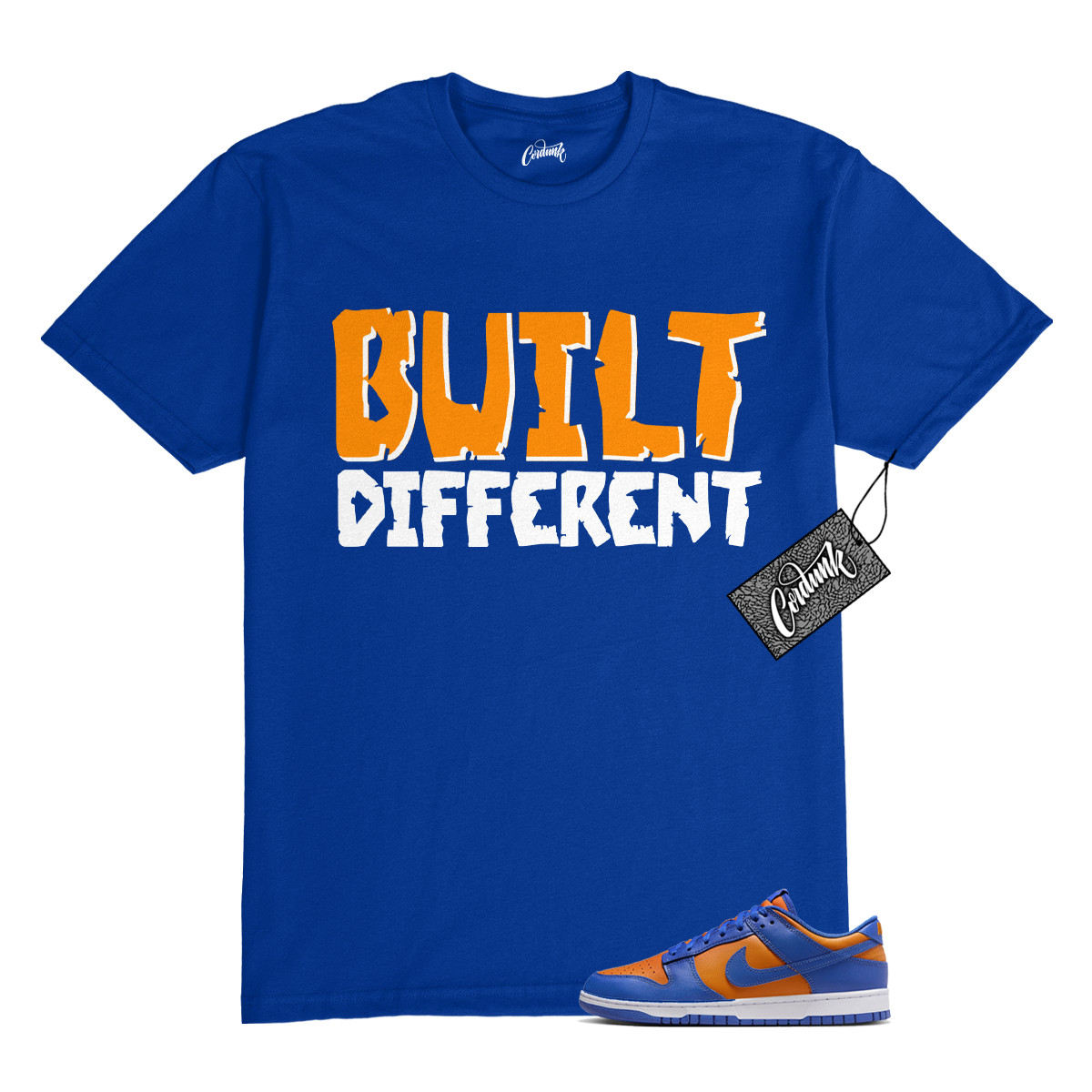Dunk Knicks Team Royal Blue Orange Low Bright Ceramic T Shirt to Match BUILT