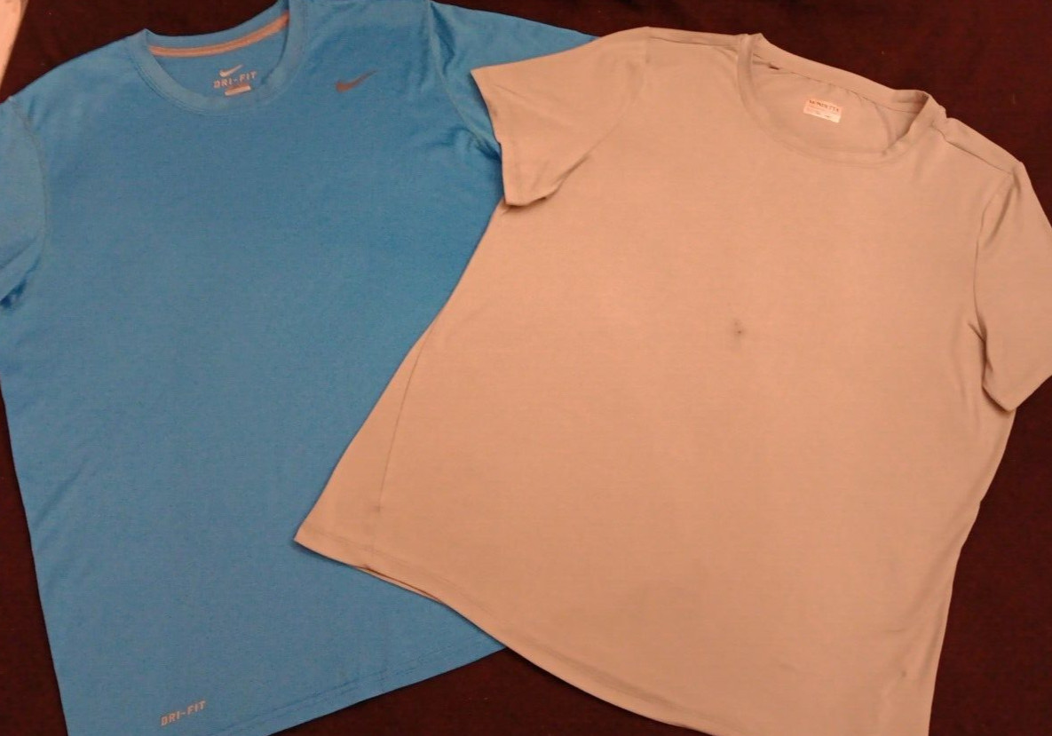 Lot Of 12 Men’s Lg Name Brand Athletic T Shirts Nike Under Armour North Face