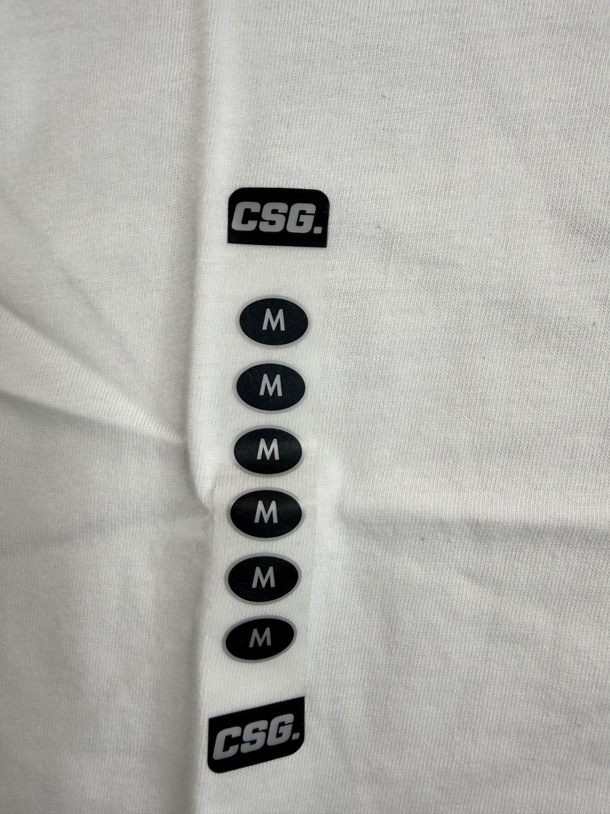 NWT CSG Men’s 3-Pack White Basic T-Shirts Size Medium Champs Sports Gear NEW