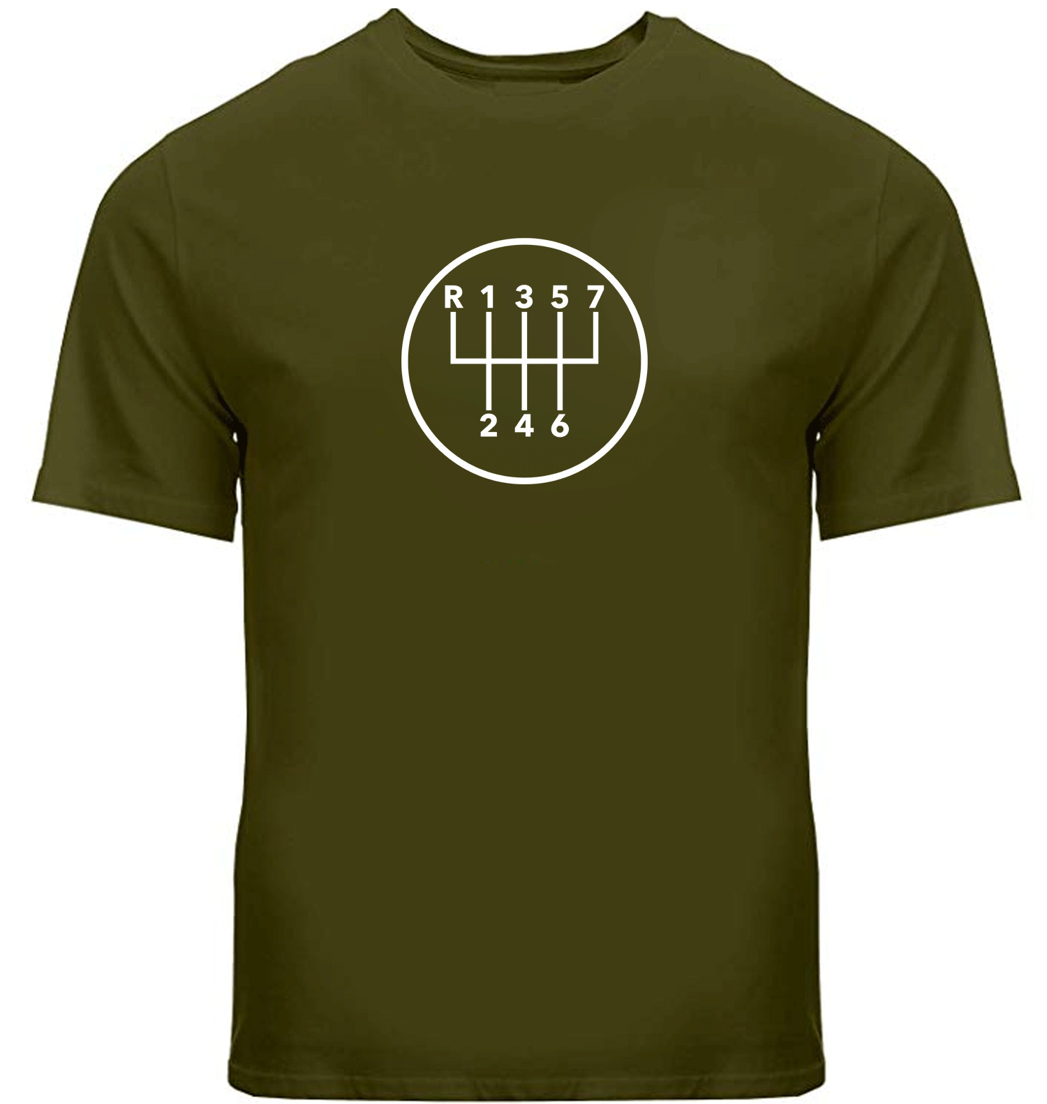 Manual Transmission Shift Pattern 7 Speed Stick Shirts Unisex Mens Tee T-Shirt