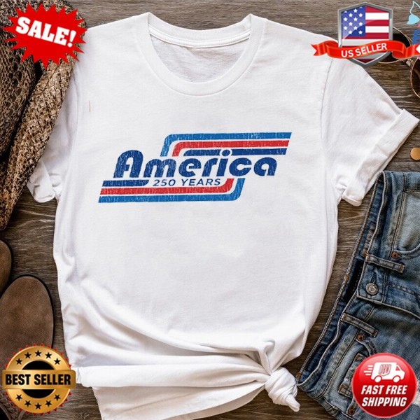 Retro Patriotic Shirt, America 250 Years Shirt, Independence Day T-Shirt S-5XL
