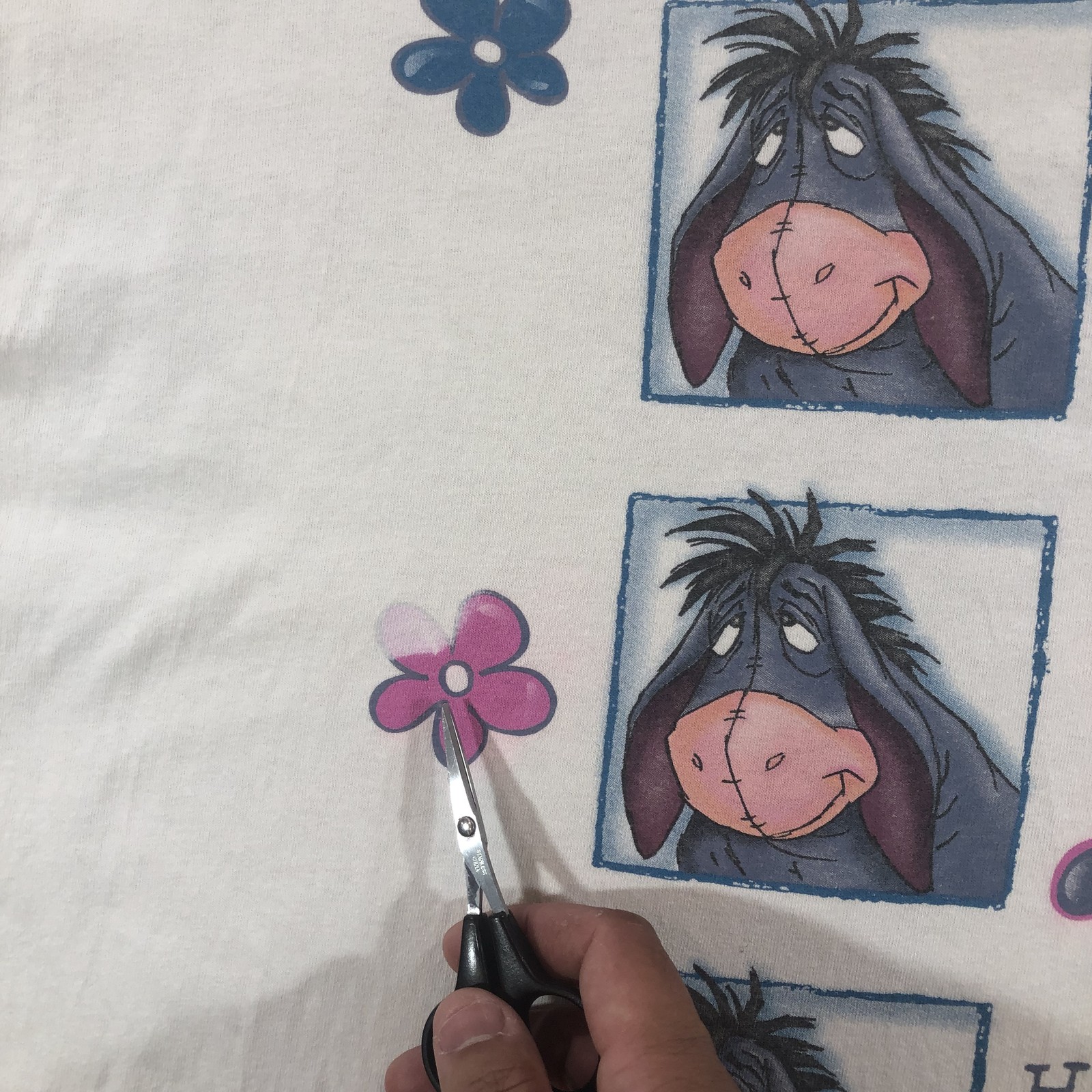 Vintage Disney Eeyore Shirt Mens XL Winnie the Pooh Happiest Graphic 90s USA