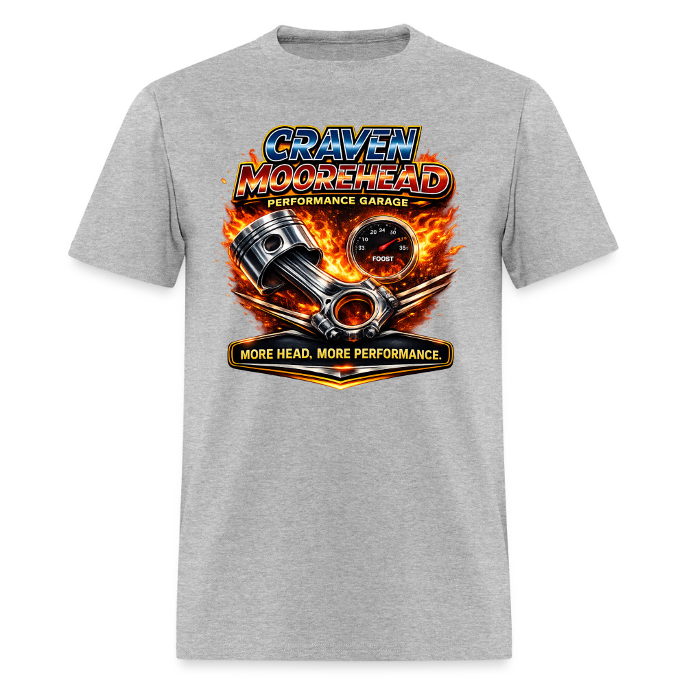 Craven Moorehead Performance Garage Funny Adult Humor T-Shirt