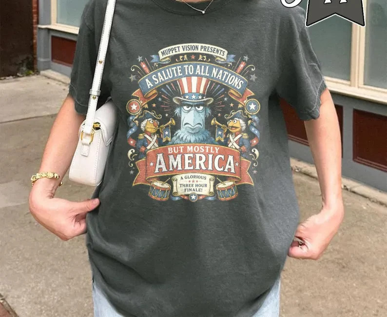 Vintage Retro A Salute To All Nations But Mostly Muppets Shirt